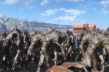 完全に地獄絵図！『Fallout 4』1000匹のデスクローが蠢く豪快バトル映像【ネタバレ注意】 画像