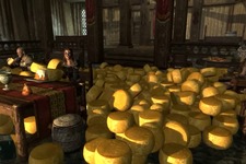 『スカイリム』NPCがチーズを排出し続けるModを作成したユーザー登場―何故かその上でRTAを走る 画像