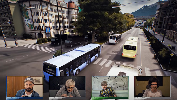 4人で楽しめる！ バス運転シム『Bus Simulator 18』マルチプレイトレイラー