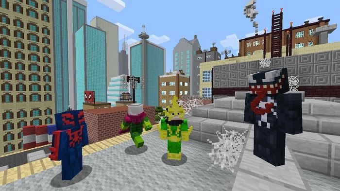 人気ヒーロー参上！『Minecraft: Xbox 360 Edition』に「スパイダーマン」スキンパックが配信