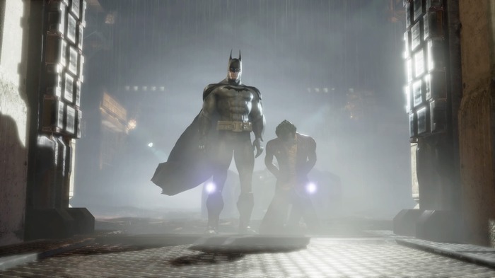 BATMAN: ARKHAM TRILOGY software (C) 2023 Warner Bros. Entertainment Inc.Original game Developed by Rocksteady Studios Nintendo Switch version developed by Turn Me Up.DC LOGO, BATMAN and all related characters and elements (C) & TM DC. All Rights Reserved.